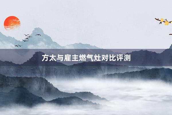 方太与雇主燃气灶对比评测